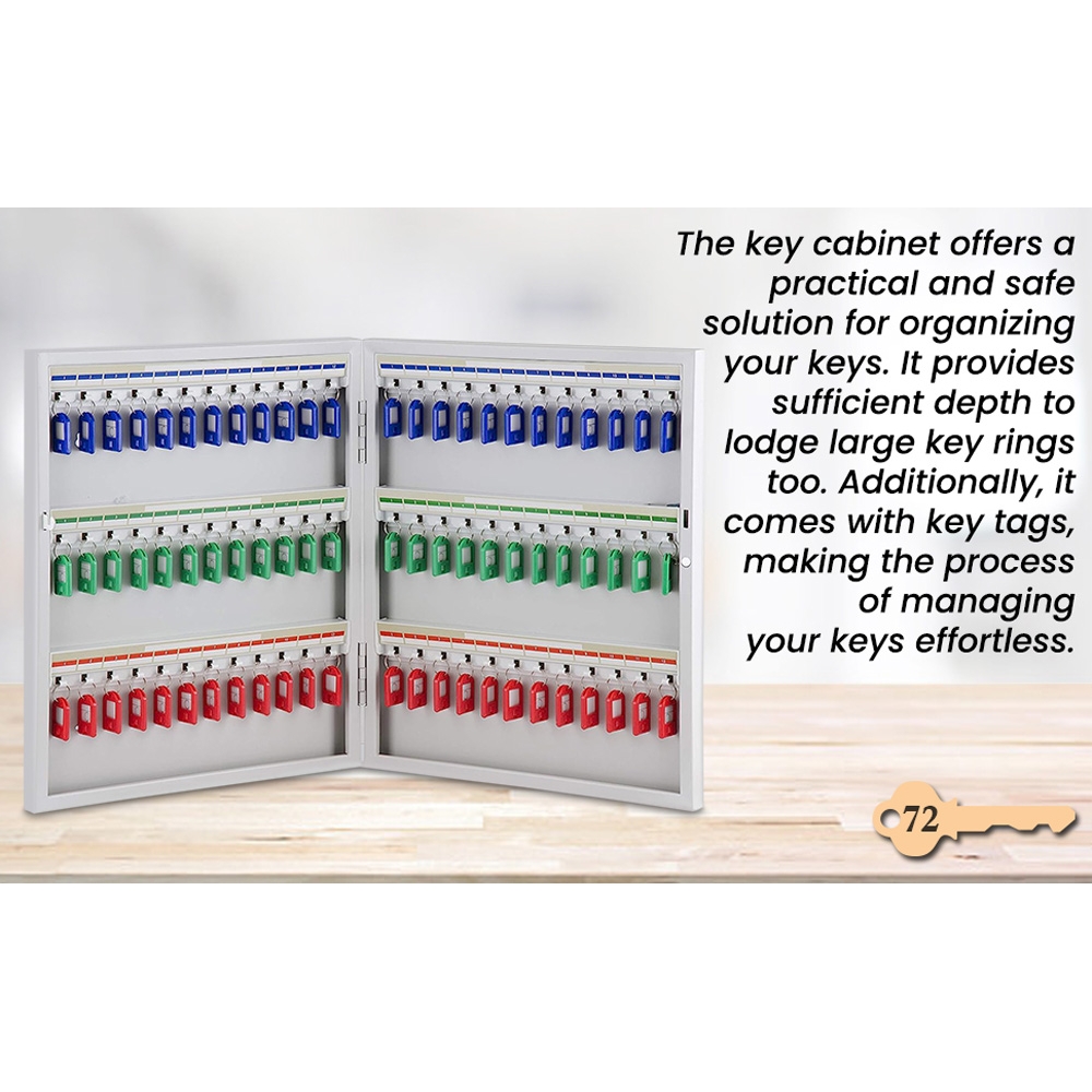 Chrome Key Control Cabinet 8707