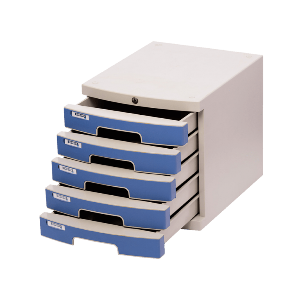 LCSHAN Desktop File Cabinet Five-Layer Drawer Locker Simple Plastic Desk Stand