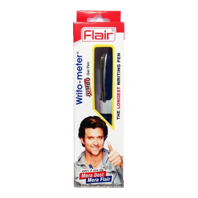 Flair Writo-meter Jumbo Gel Pen Blue
