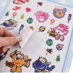 3D Embossed Small Stickers (Set of 10)