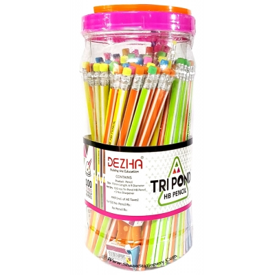 Dezha Tri Pond HB Pencil with Eraser Tip