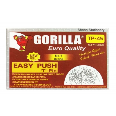 Gorilla T Pin Office Paper Pin