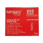 Kangaro Heavy Duty Punch 800 with Guide Bar | Manual 2 Hole Punching Machine
