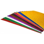 Multi Brands Glitter Foam Sheet (10 Assorted Colours) for Art & Craft| A4, Non-Adhesive